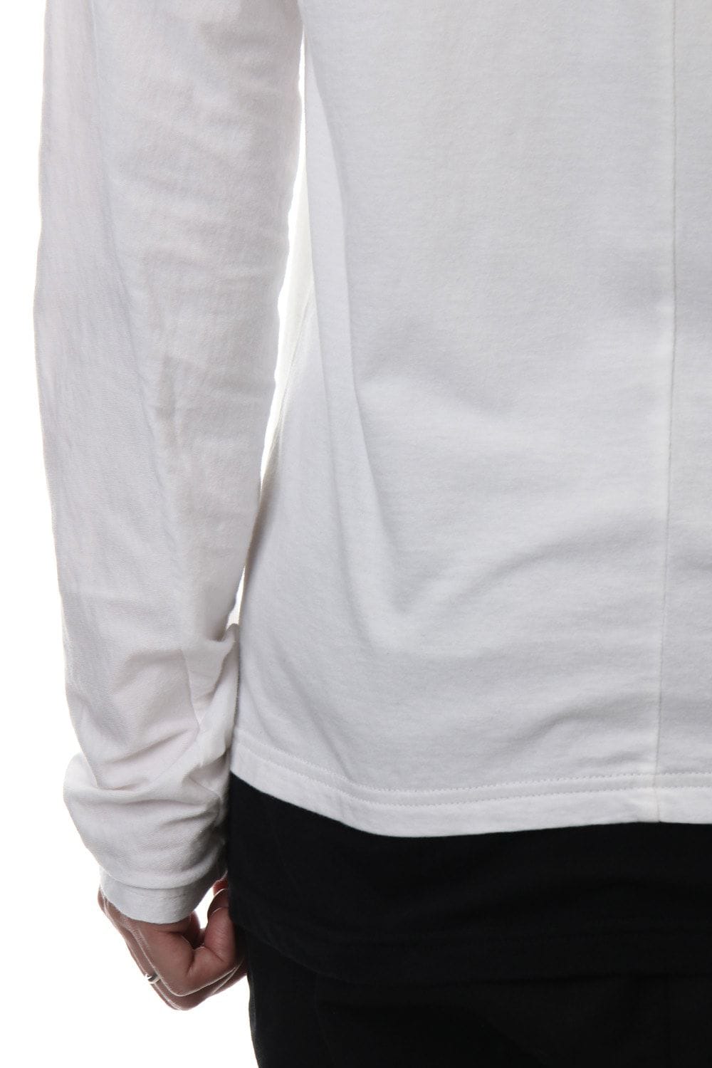 LAYERED DOLMAN L/S T-SHIRT White×Black
