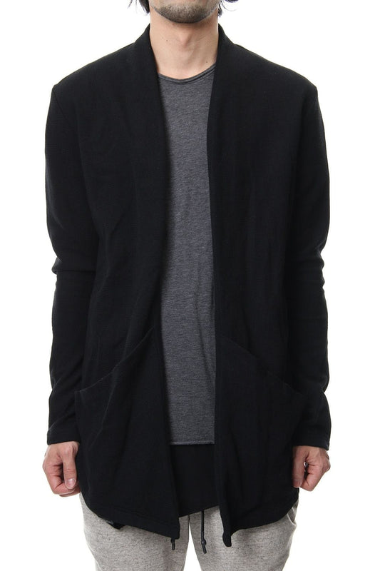 REVER KNIT CARDIGAN Black