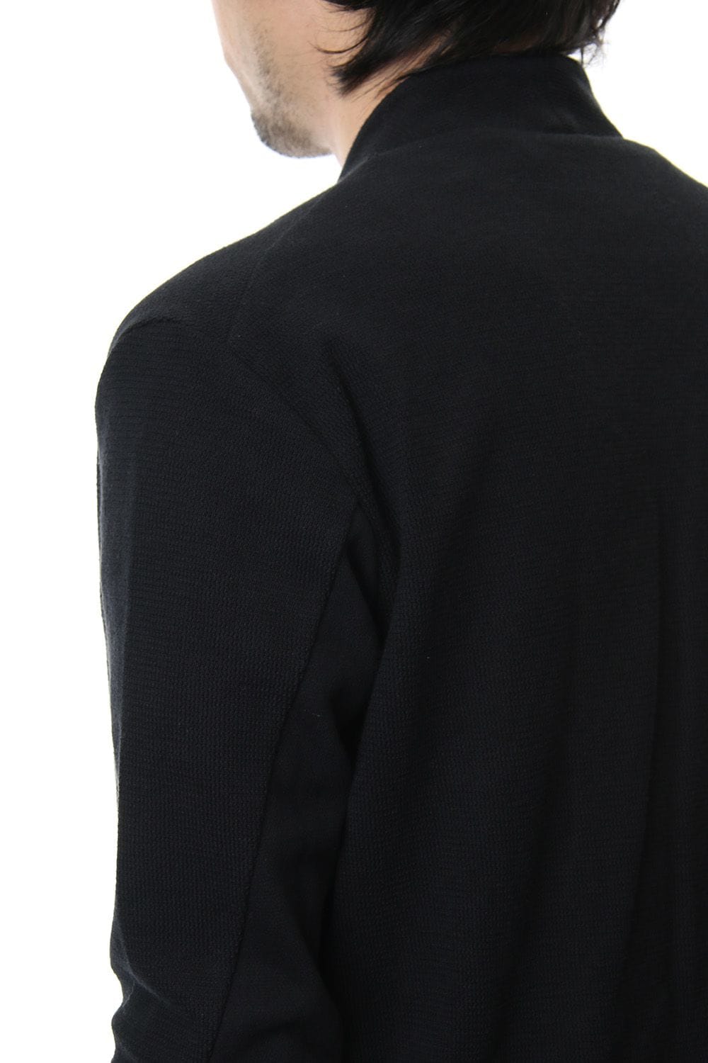 REVER KNIT CARDIGAN Black