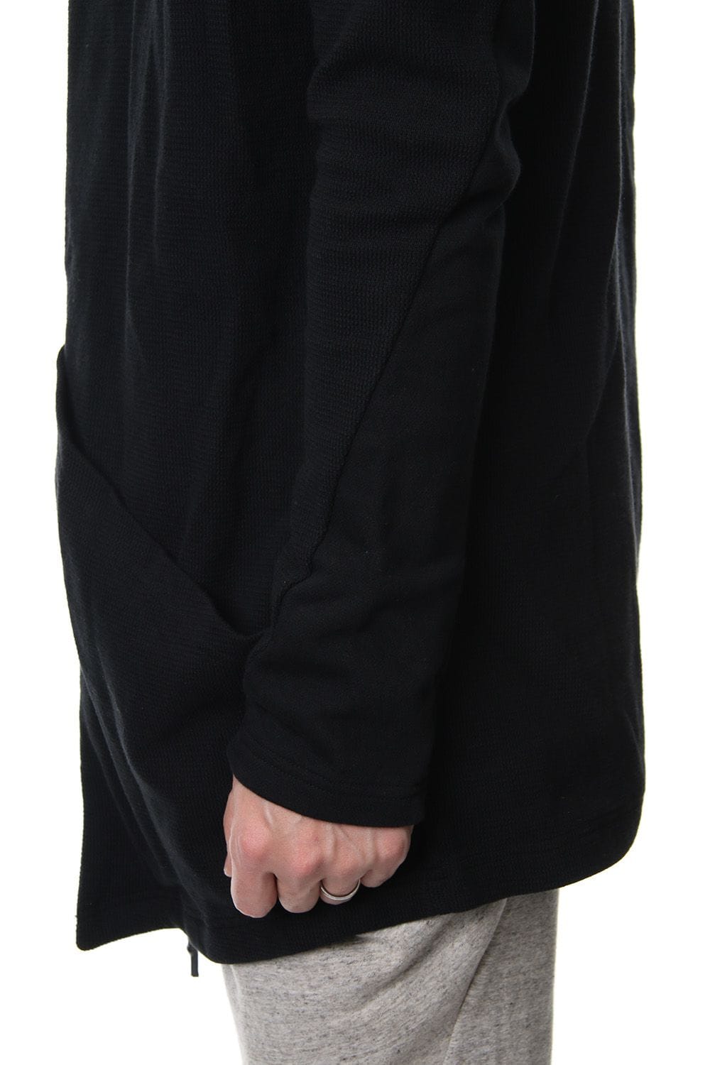 REVER KNIT CARDIGAN Black