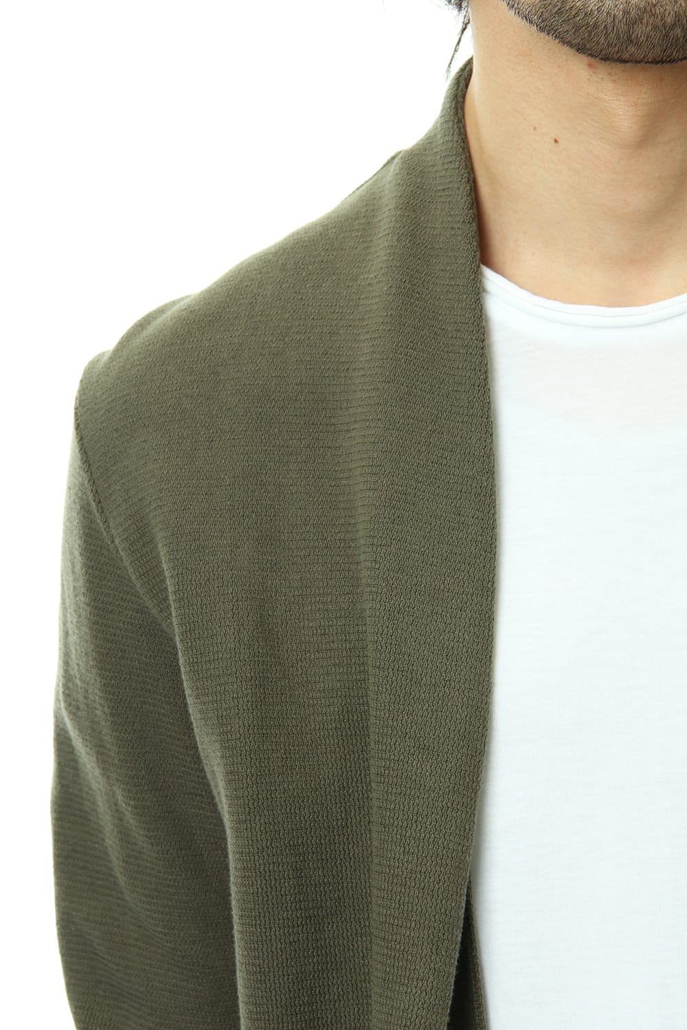 REVER KNIT CARDIGAN Khaki