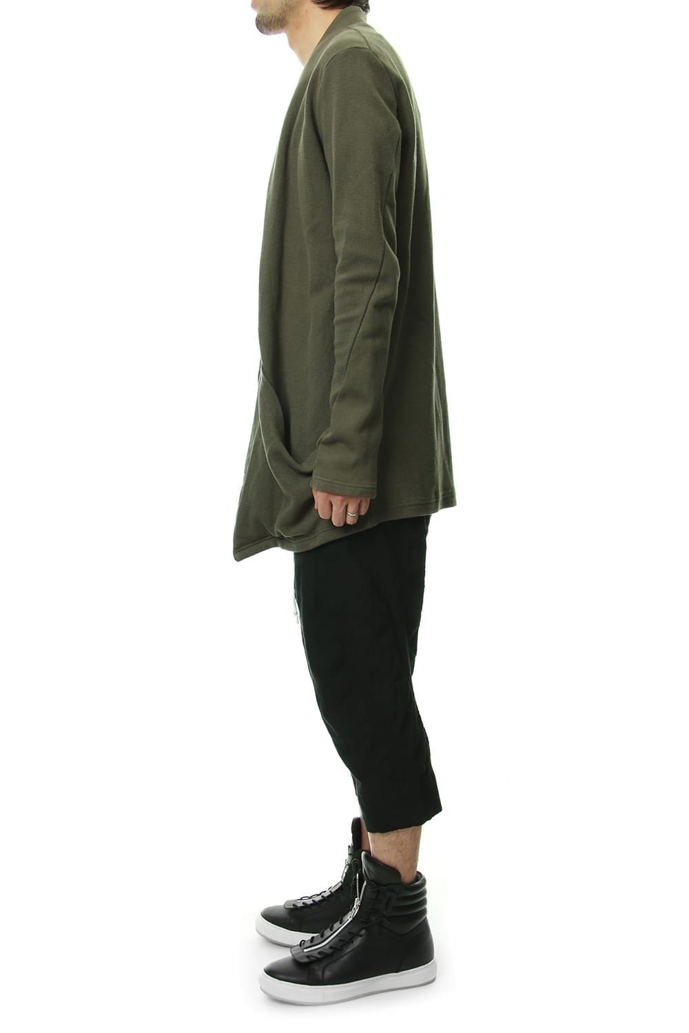 REVER KNIT CARDIGAN Khaki