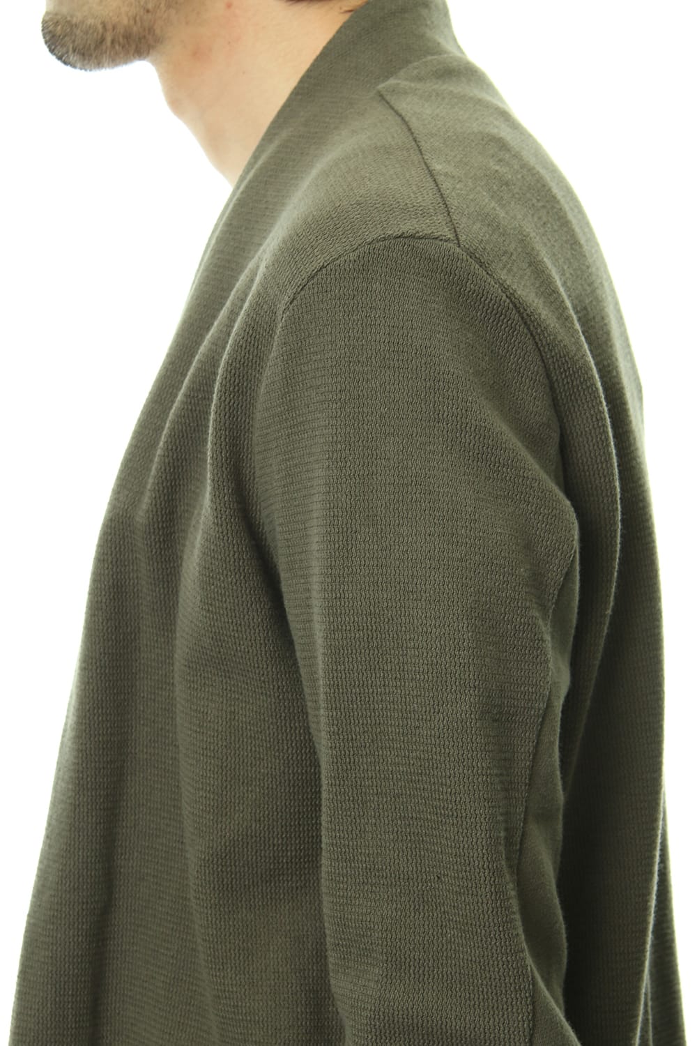 REVER KNIT CARDIGAN Khaki