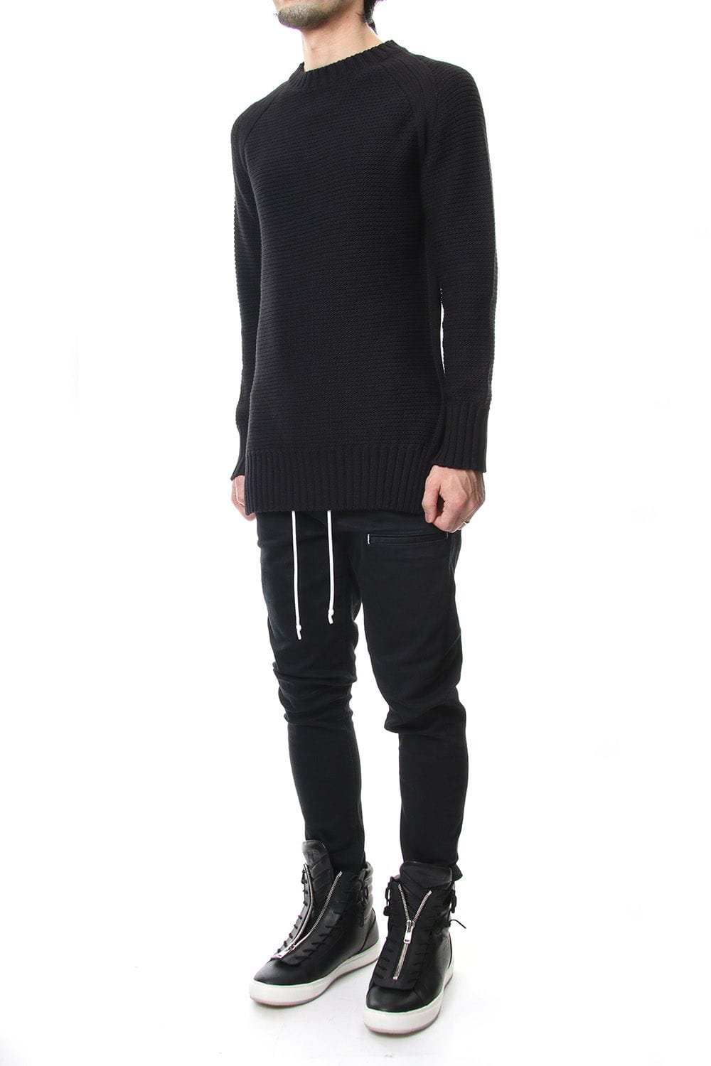 3GG REVER KNIT Black