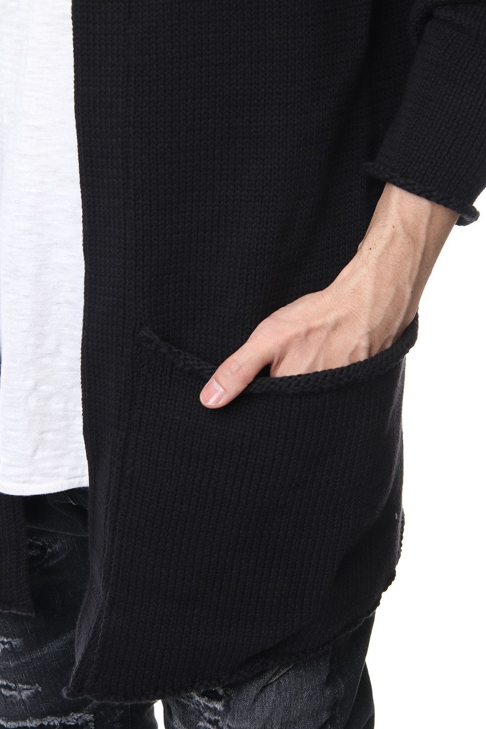 3GG REVER CARDIGAN Black