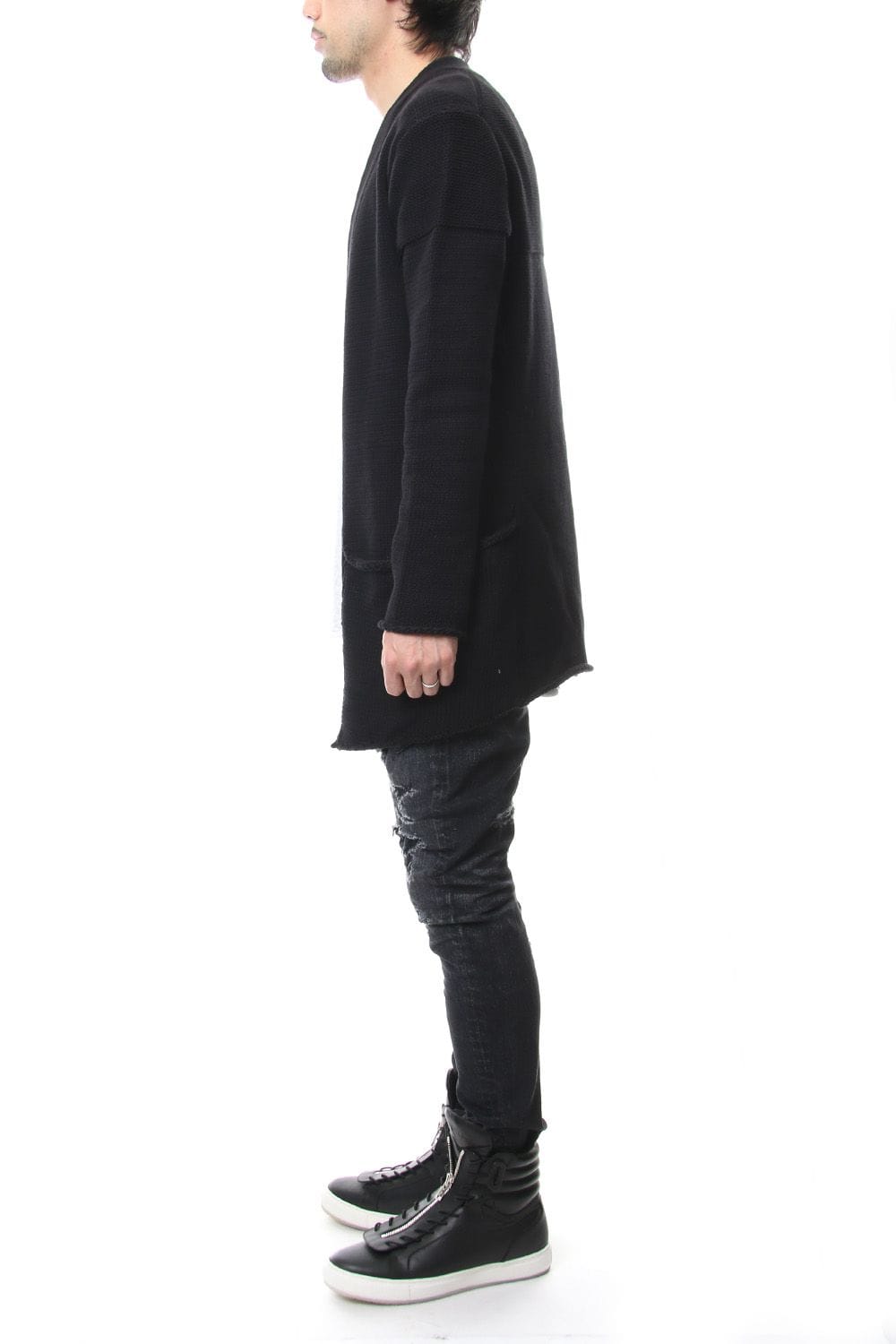 3GG REVER CARDIGAN Black