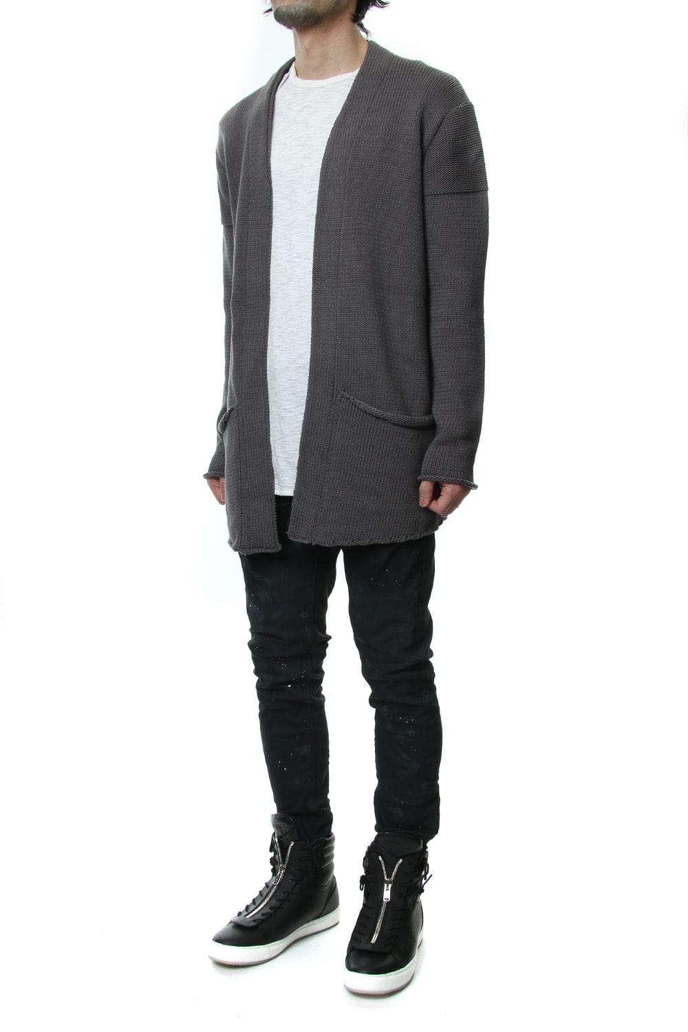 3GG REVER CARDIGAN Gray