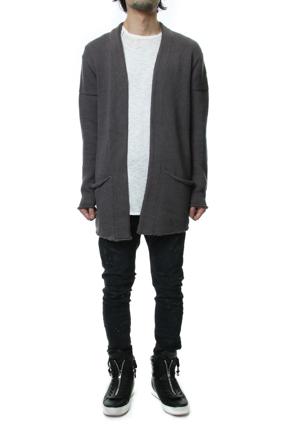 3GG REVER CARDIGAN Gray