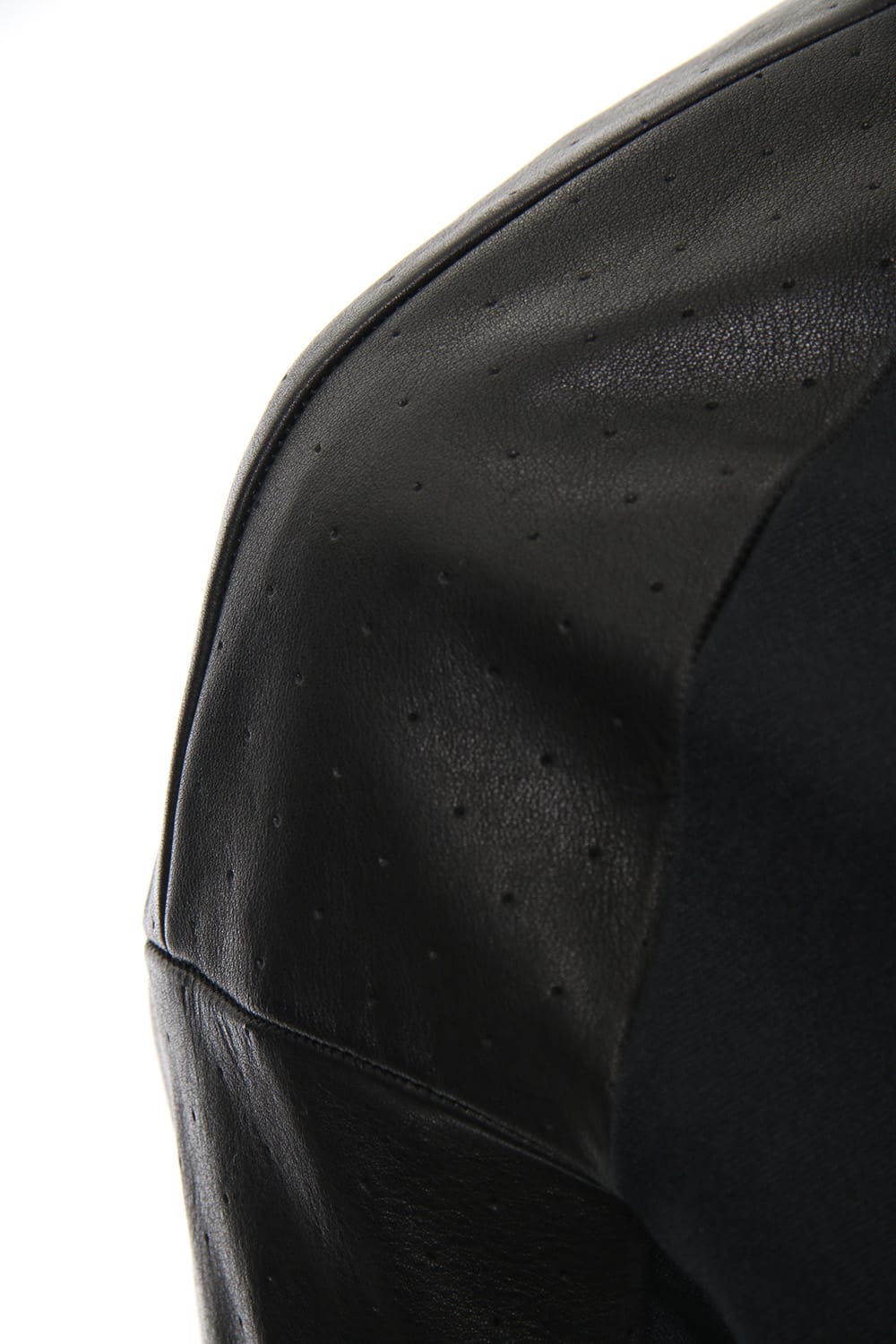 LEATHER JERSEY JACKET