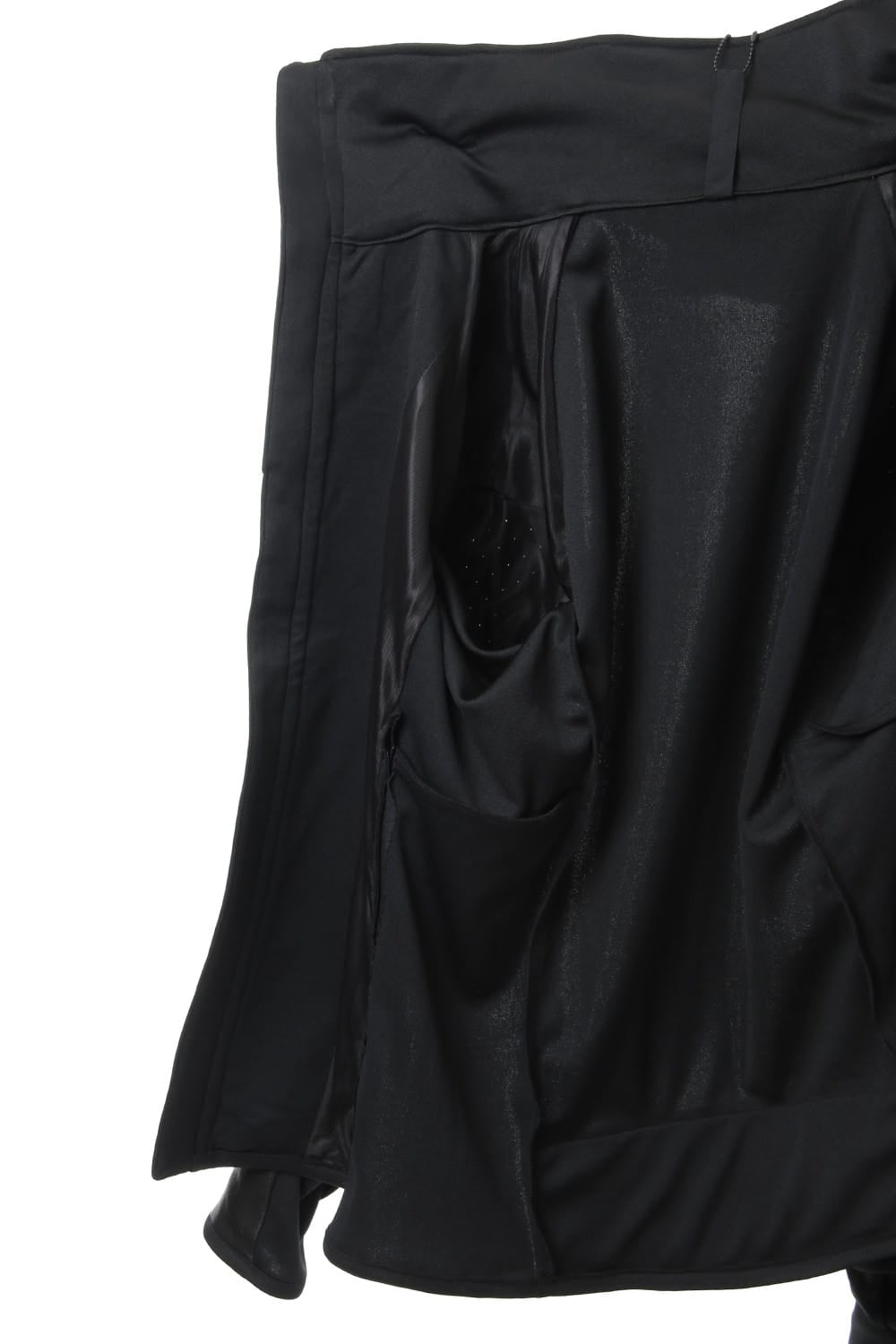 LEATHER JERSEY JACKET