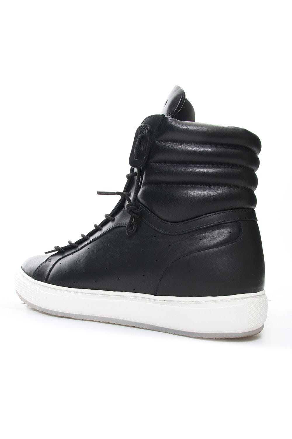 FRONT ZIP HIGH  SNEAKER Black