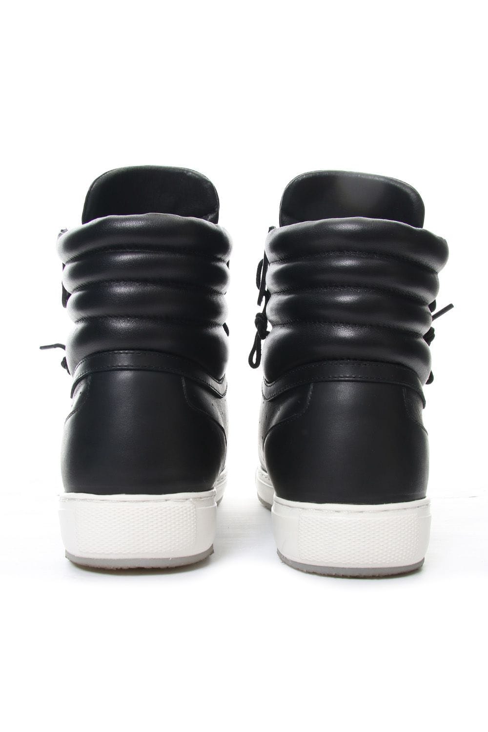 FRONT ZIP HIGH  SNEAKER Black