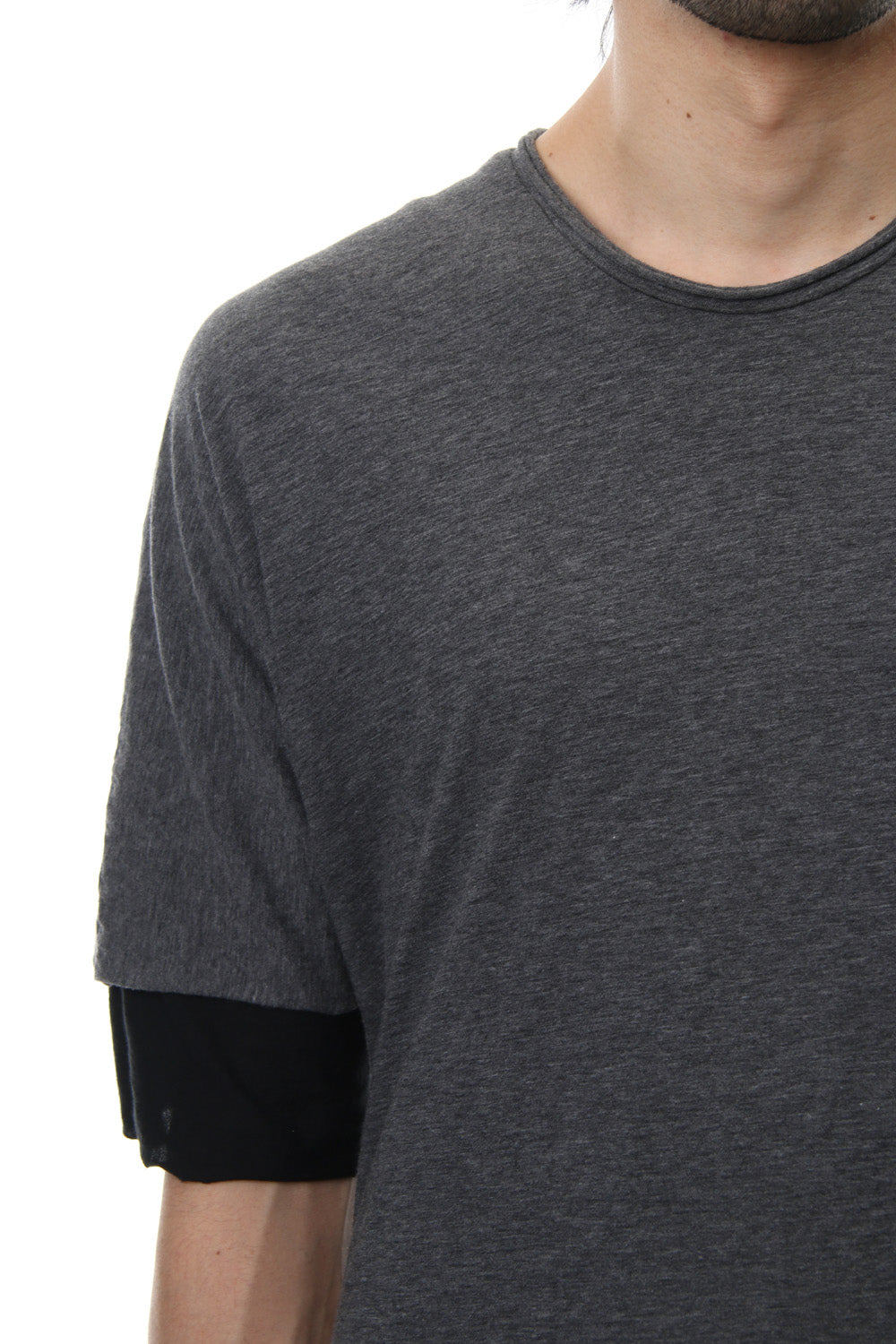 DOUBLE DOLMAN T-SHIRT Graphite