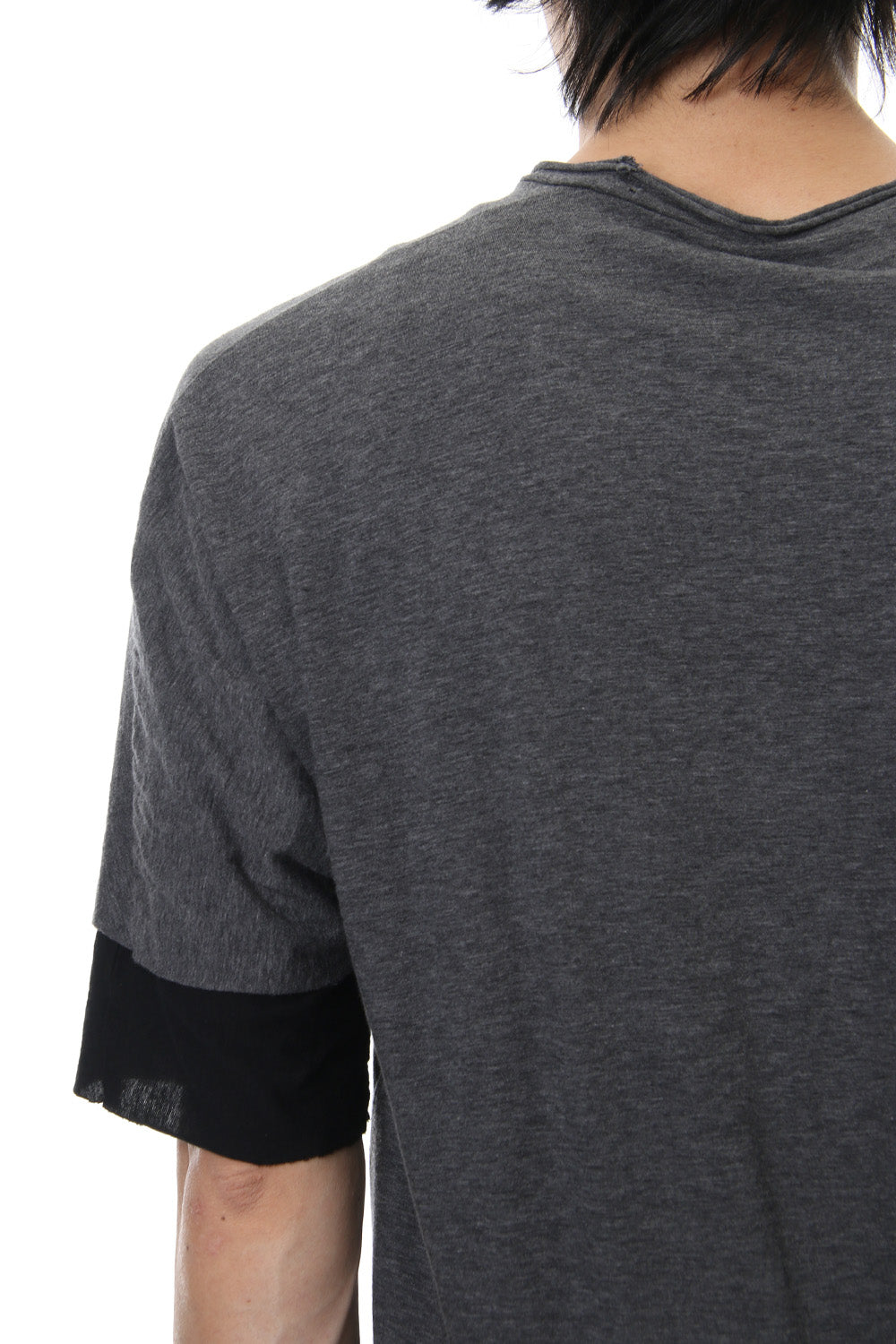 DOUBLE DOLMAN T-SHIRT Graphite