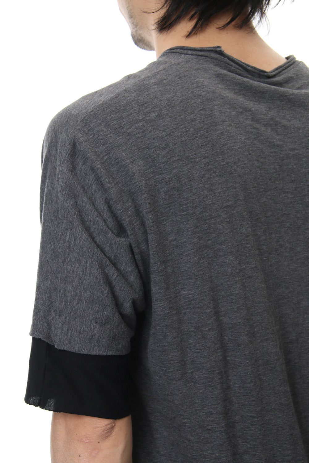 DOUBLE DOLMAN T-SHIRT Graphite