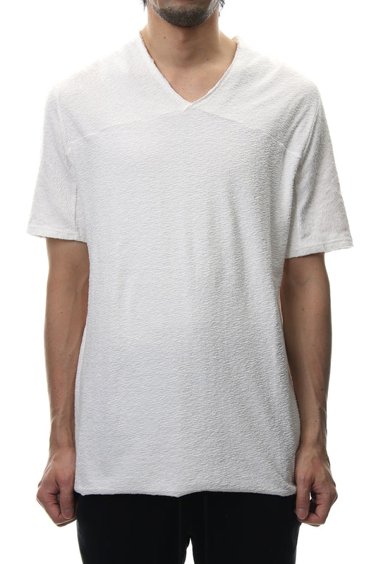 CROSS NECK T-SHIRT White