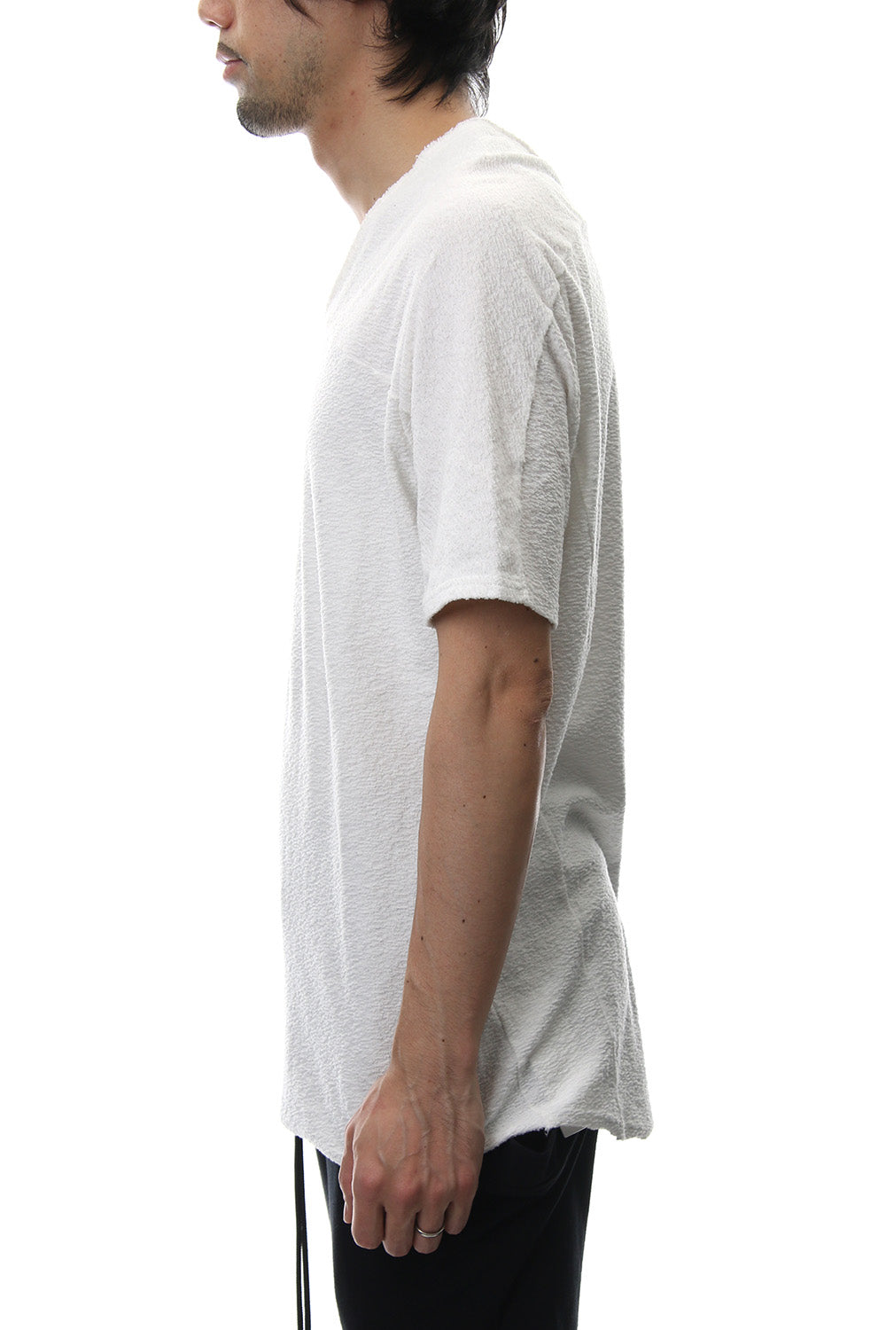CROSS NECK T-SHIRT White