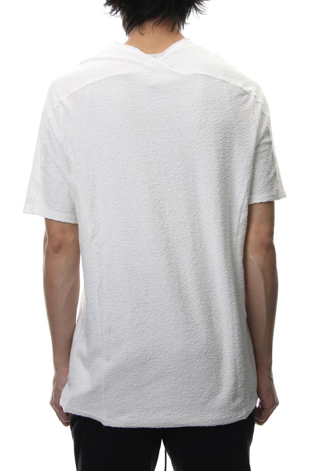 CROSS NECK T-SHIRT White