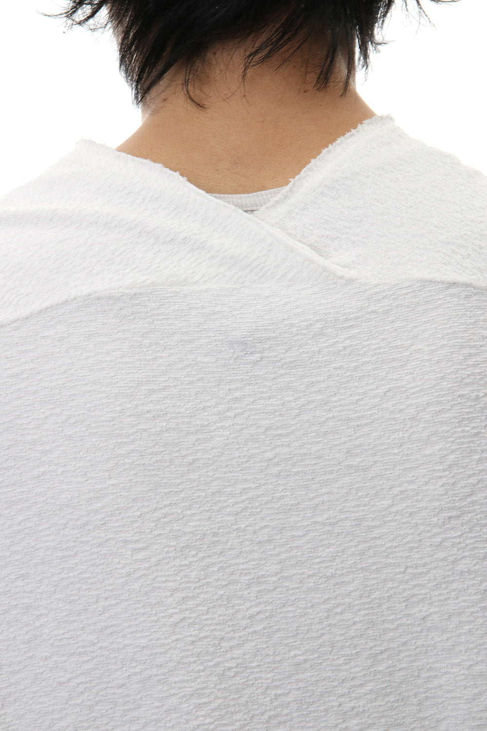 CROSS NECK T-SHIRT White