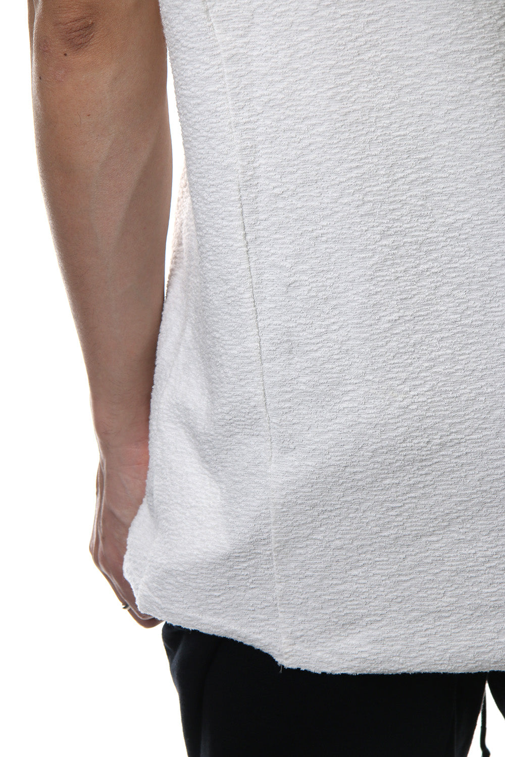 CROSS NECK T-SHIRT White