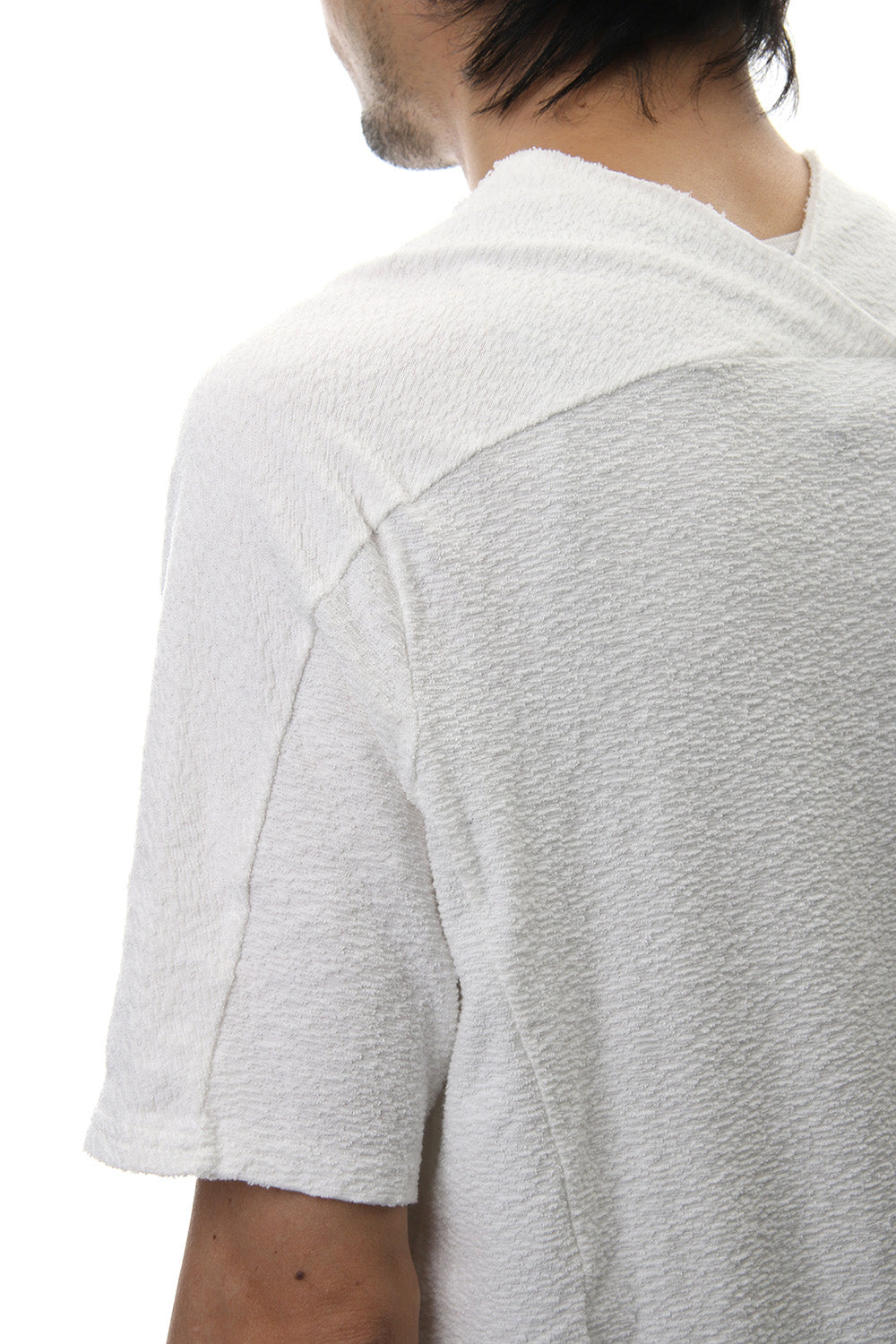 CROSS NECK T-SHIRT White