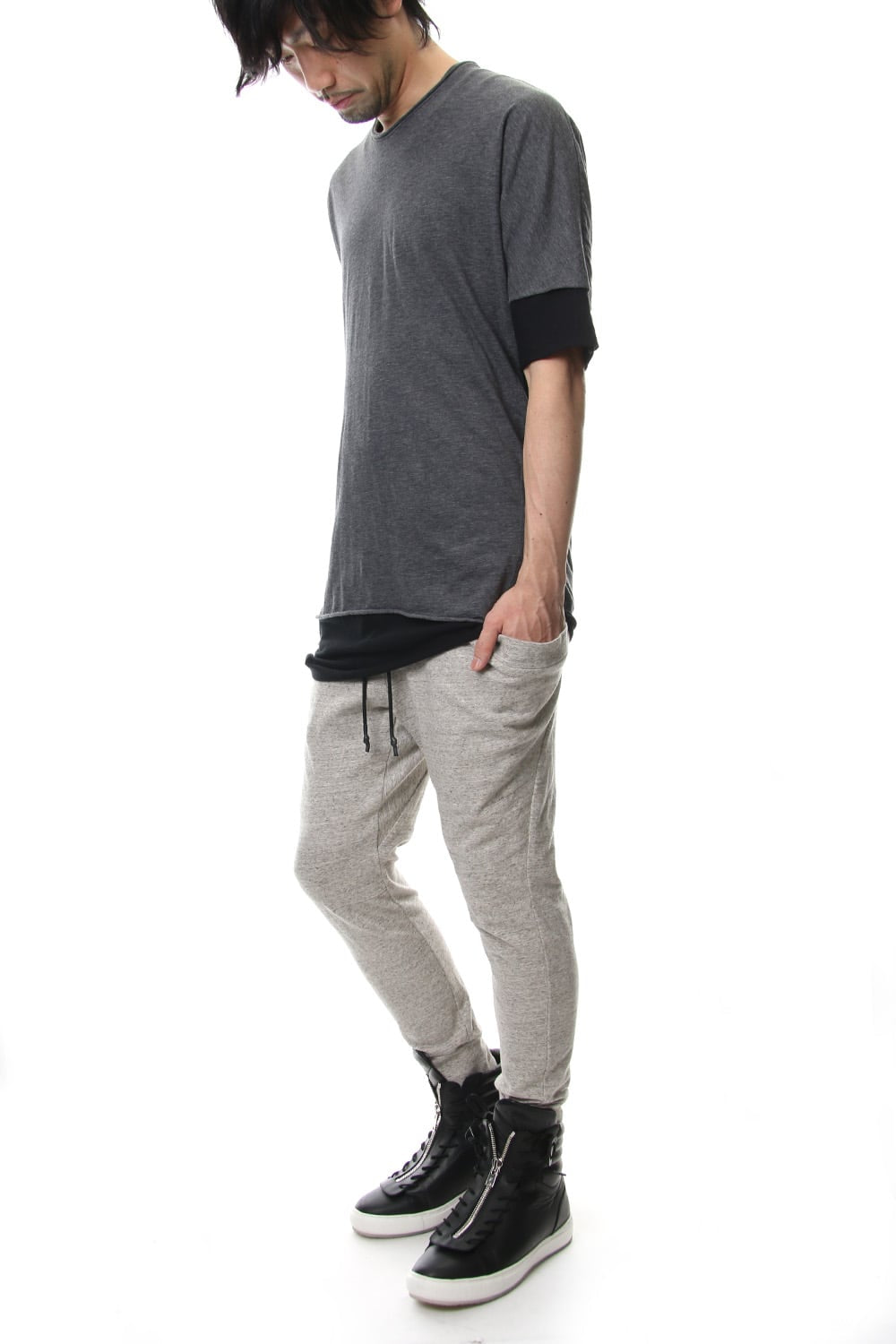 NEW JODHPUR JERSEY PANTS Pepper Gray