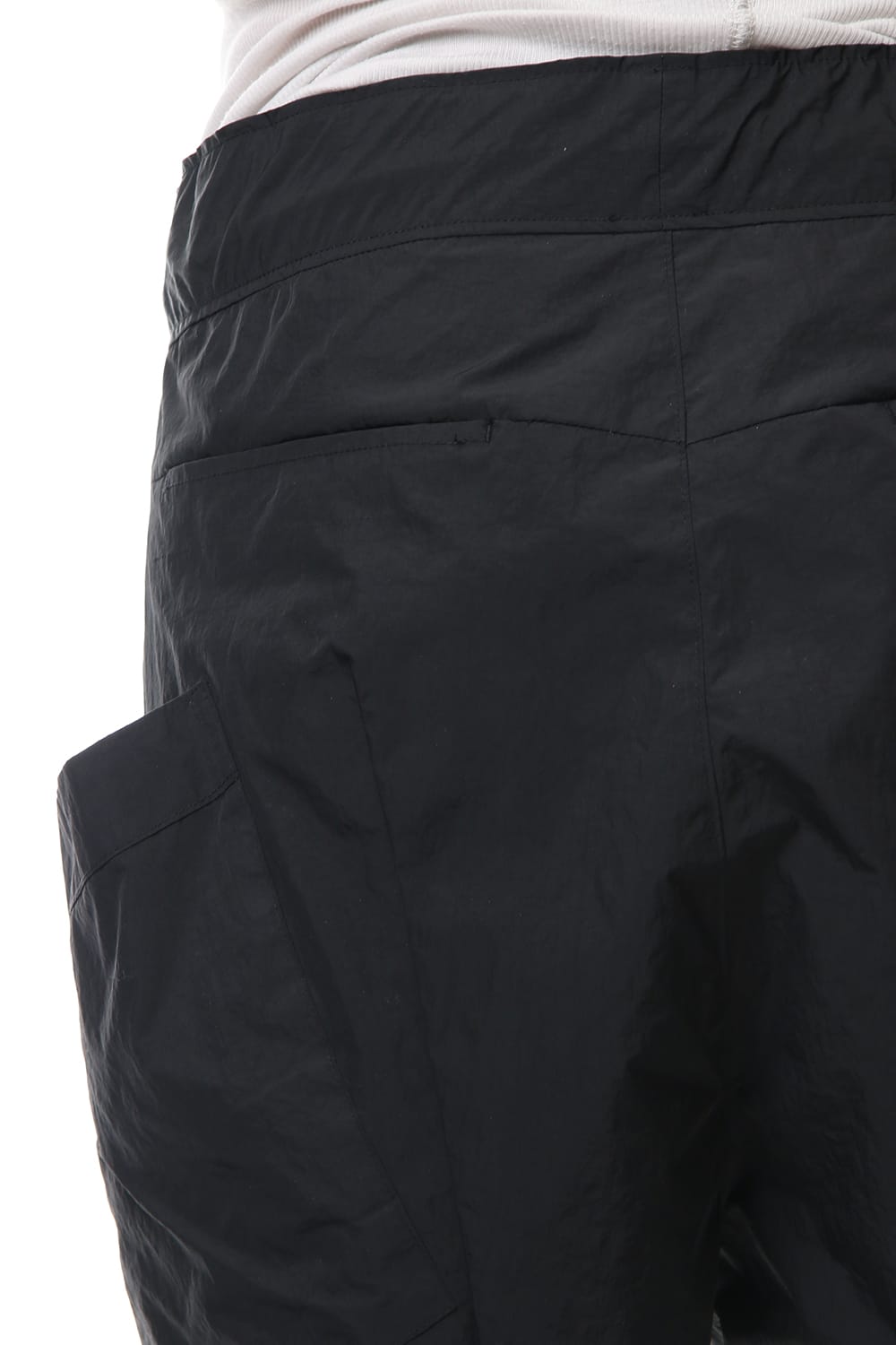 CROPPED CARGO PANTS Black