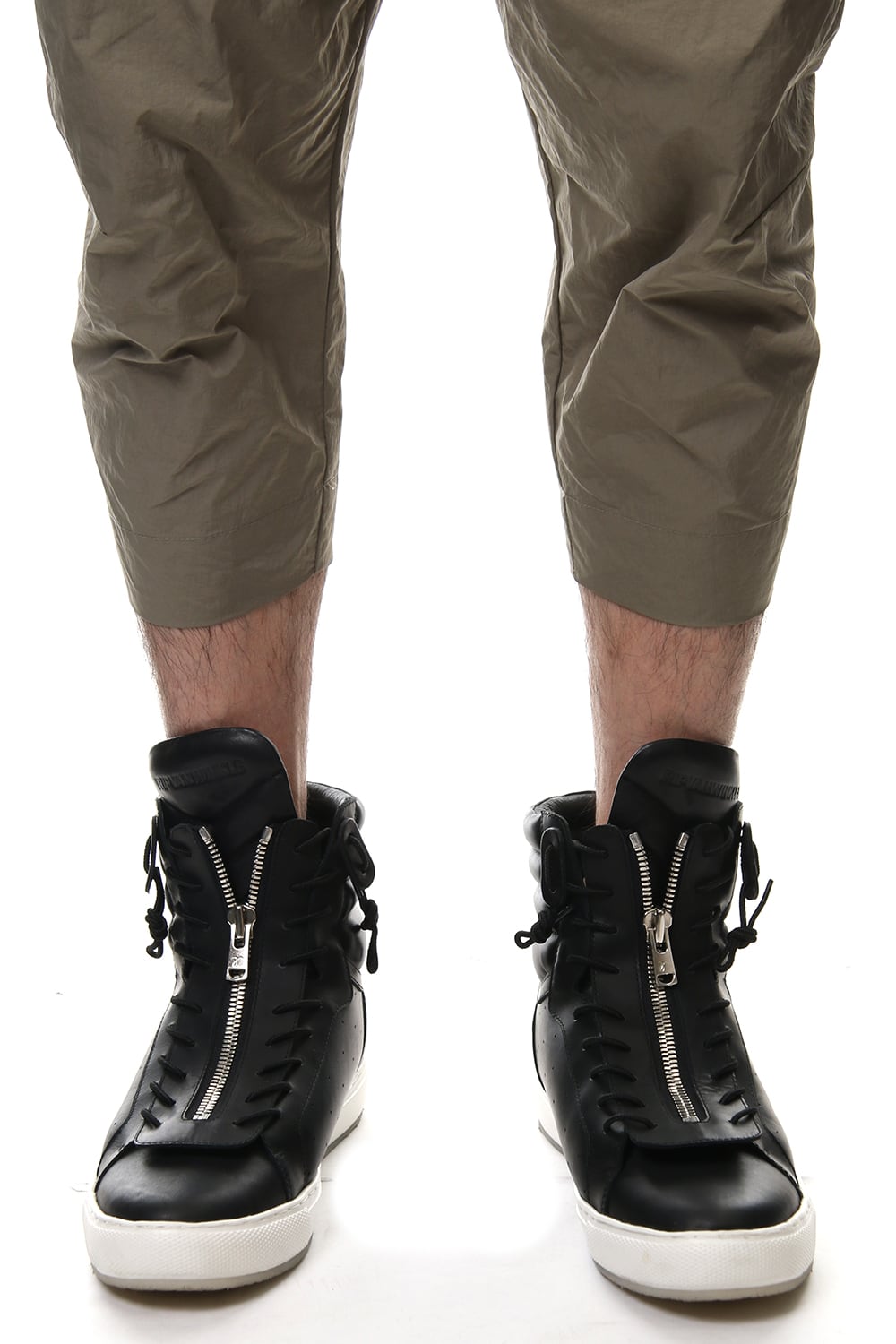 CROPPED CARGO PANTS Khaki