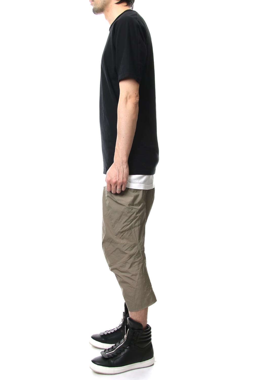 CROPPED CARGO PANTS Khaki