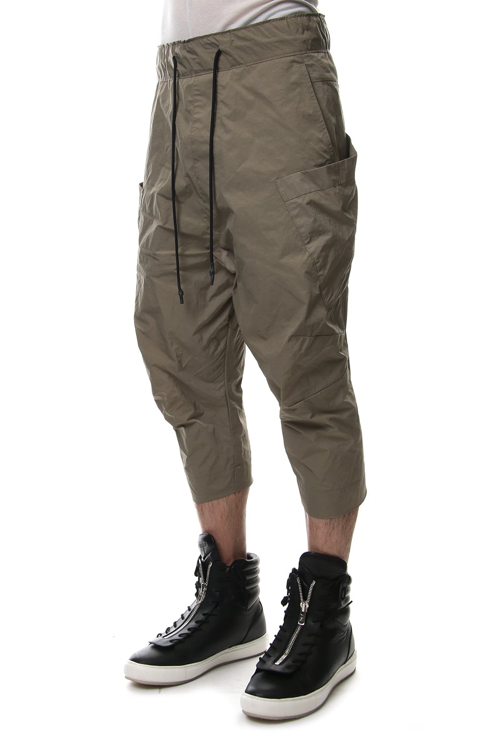 CROPPED CARGO PANTS Khaki