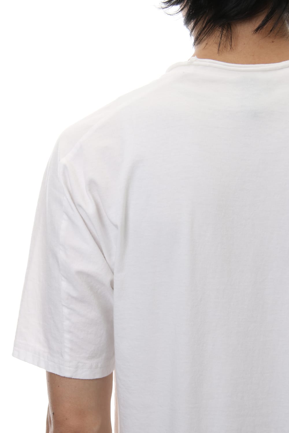 LAYERED DOLMAN S/S T-SHIRT White×Black