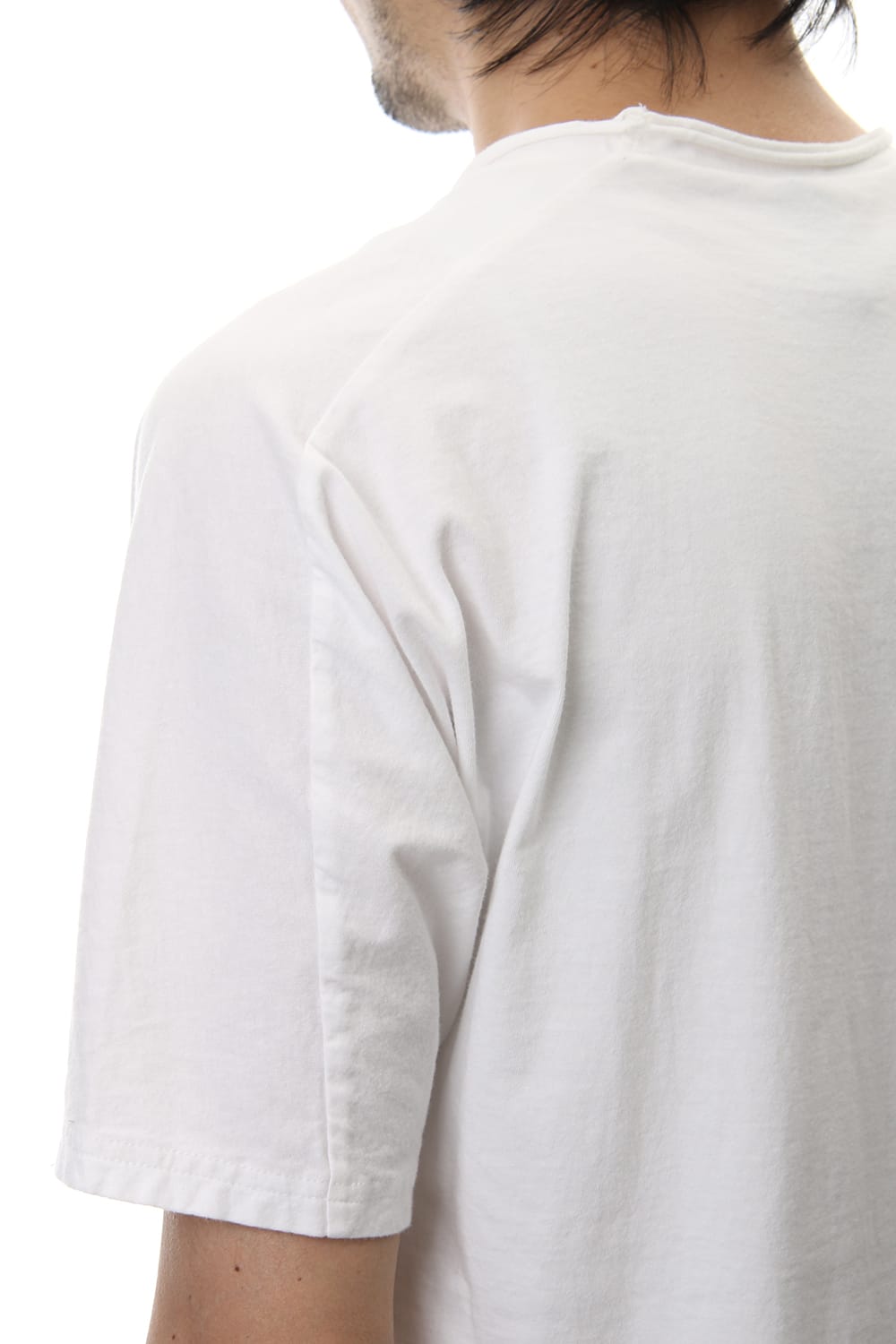 LAYERED DOLMAN S/S T-SHIRT White×Black