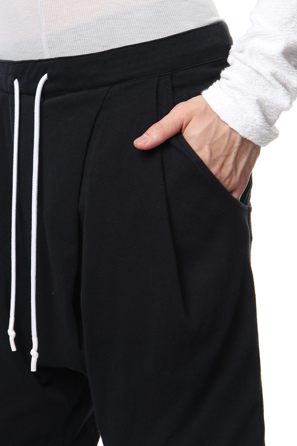 SARROUEL JERSEY SHORTS Black