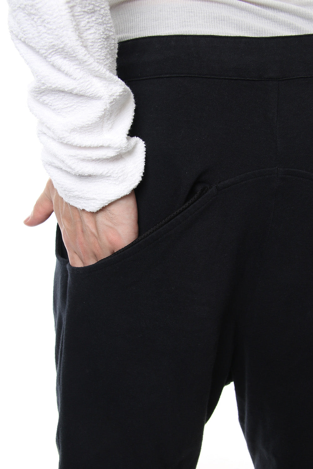 SARROUEL JERSEY SHORTS Black