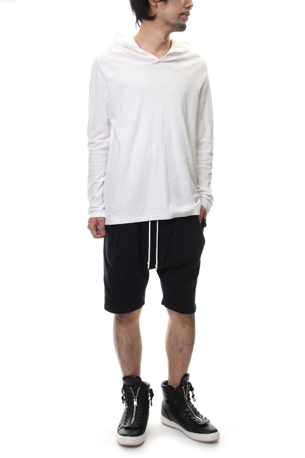 SARROUEL JERSEY SHORTS Black