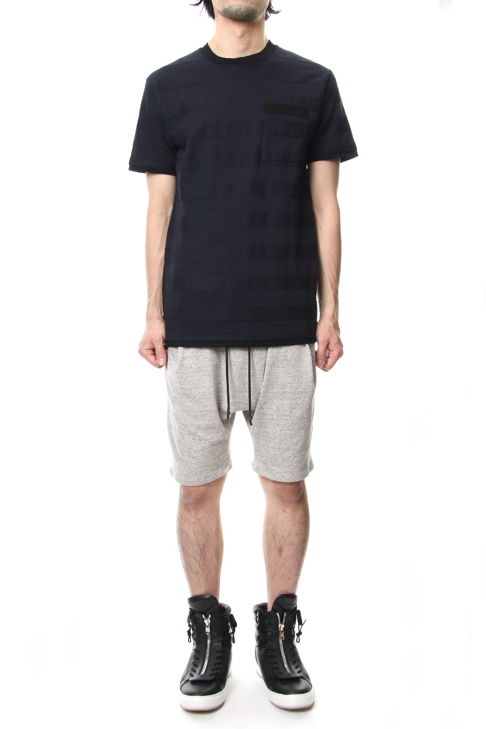 SARROUEL JERSEY SHORTS Pepper Gray