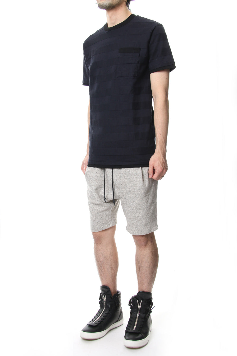 SARROUEL JERSEY SHORTS Pepper Gray