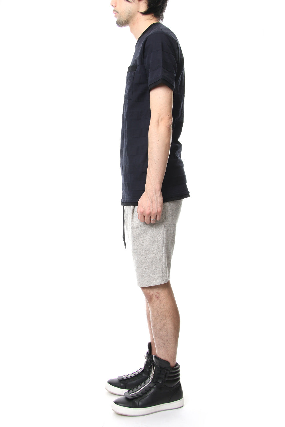 SARROUEL JERSEY SHORTS Pepper Gray