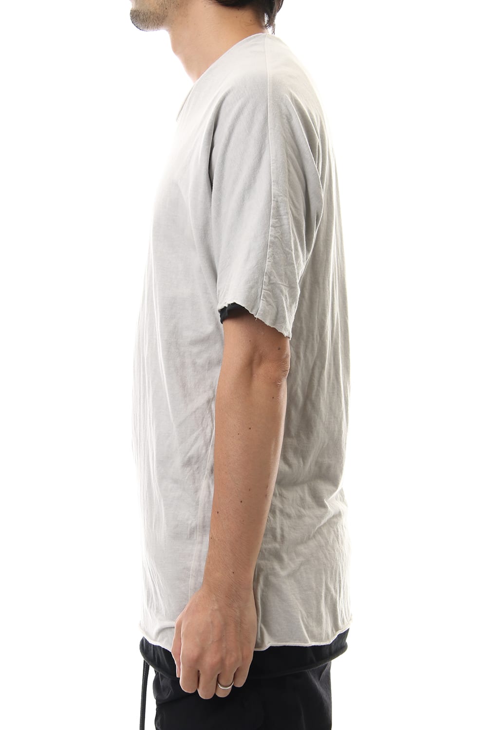 DOUBLE DOLMAN-T Ash Gray