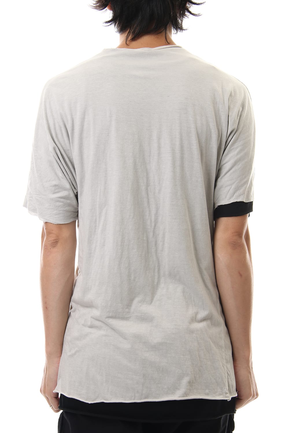 DOUBLE DOLMAN-T Ash Gray