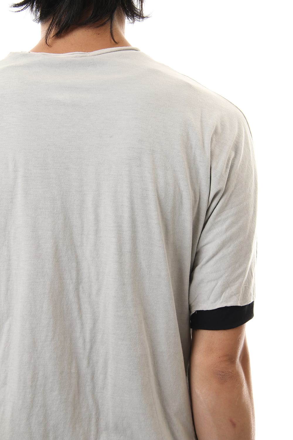 DOUBLE DOLMAN-T Ash Gray