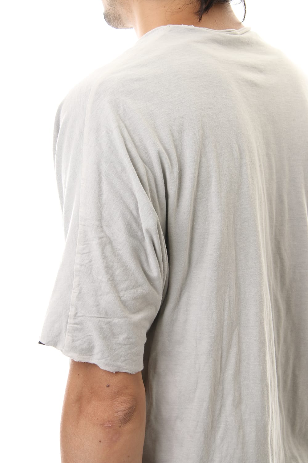 DOUBLE DOLMAN-T Ash Gray