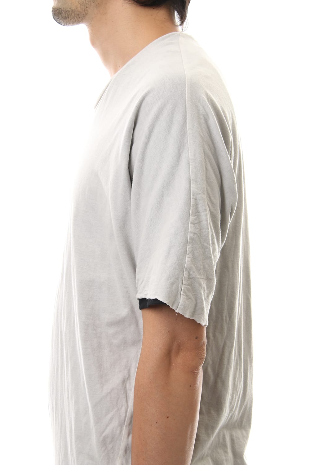 DOUBLE DOLMAN-T Ash Gray