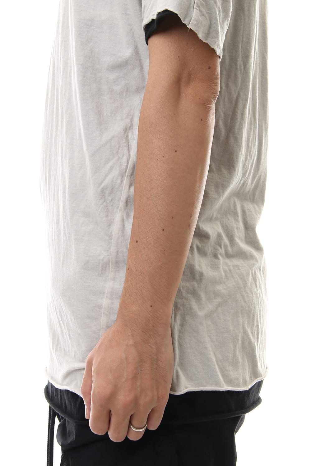 DOUBLE DOLMAN-T Ash Gray