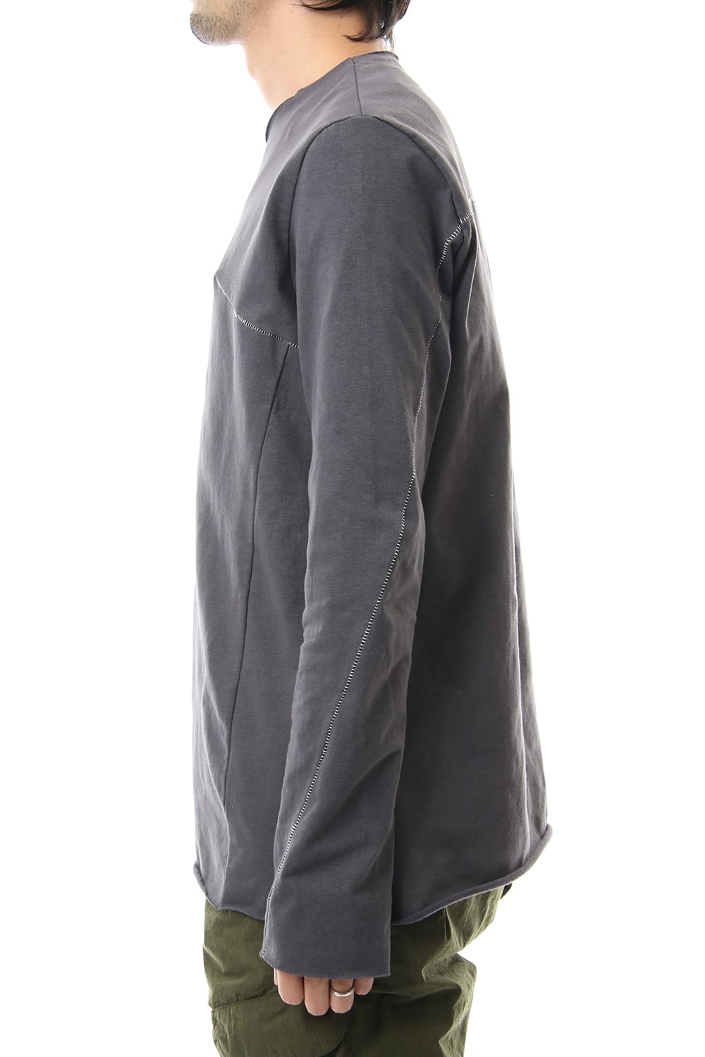 SOLID L/S Smoke Gray