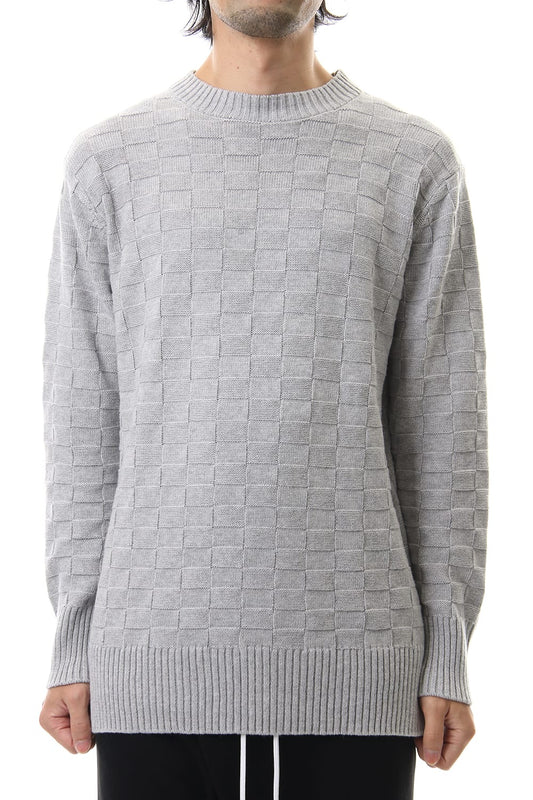 7GG LINKS KNIT Snow Gray