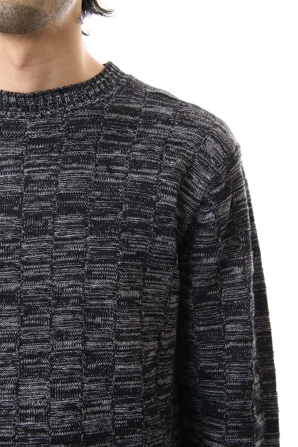 7GG LINKS KNIT T.Black