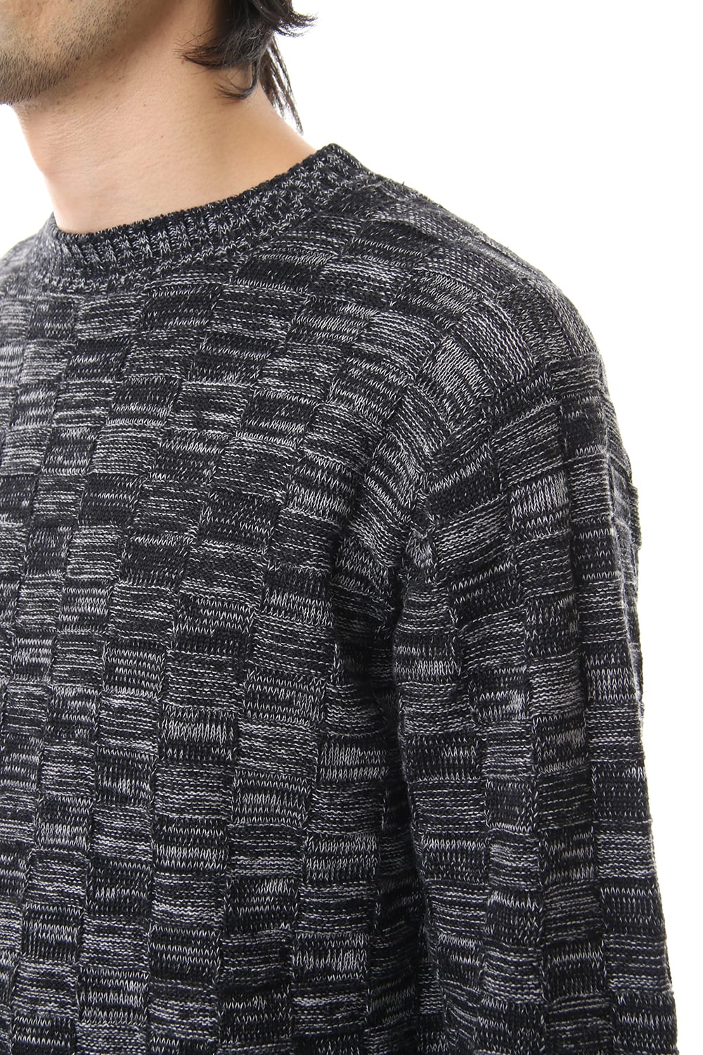 7GG LINKS KNIT T.Black