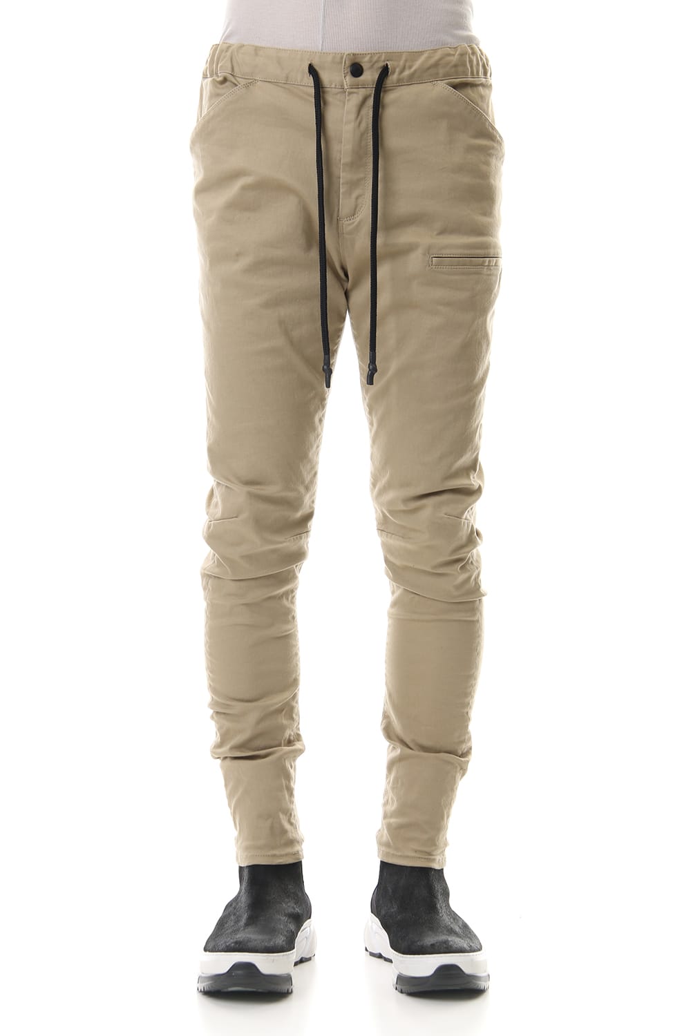 SLIM EASY PANTS Beige