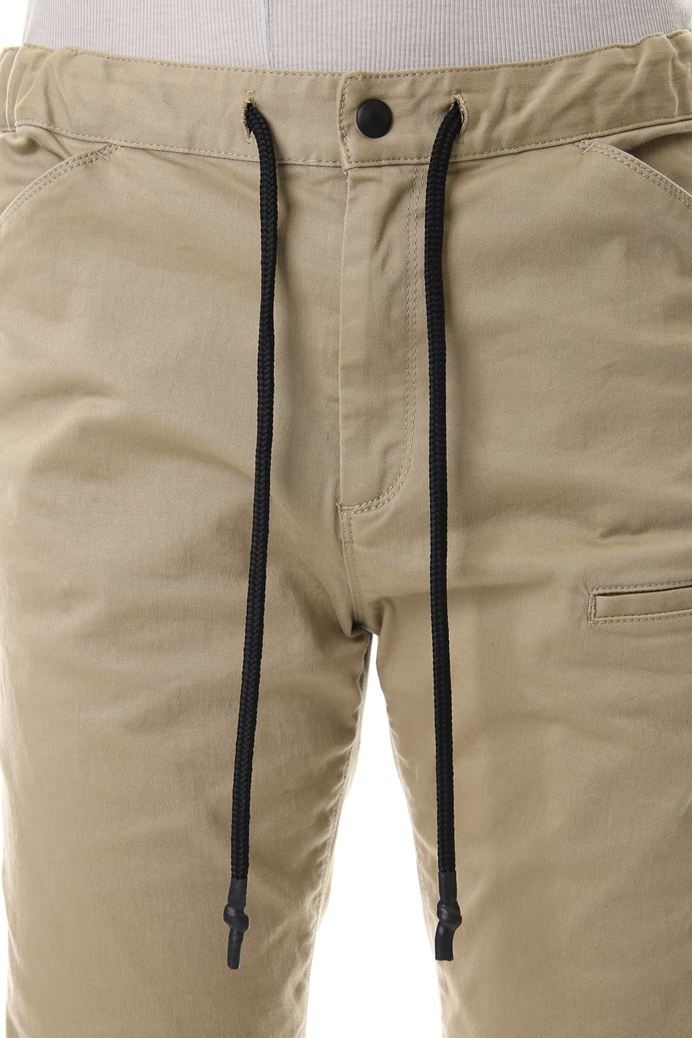 SLIM EASY PANTS Beige